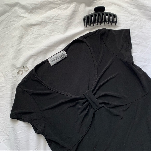 Cinched Front Y2K Inspired Tee - Picture 2 of 3